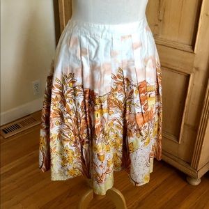 EUC Doki Geki Vintage Inspired Pleated Skirt